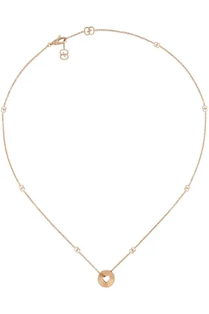 Gucci Icon 18ct Rose Gold Cut Out Pendant