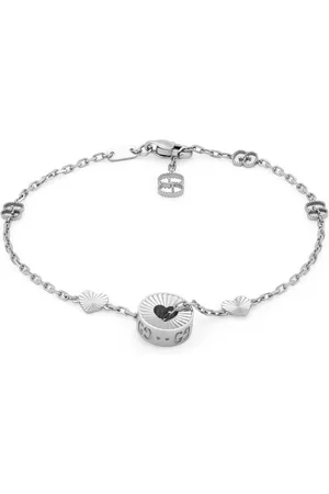 Gucci 18ct White Gold Icon Cut-out Heart Bracelet
