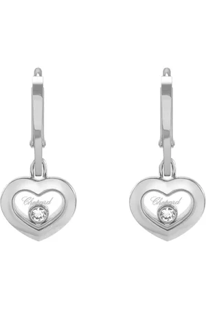 Chopard Happy Diamonds Icons Earrings White Gold, Diamonds