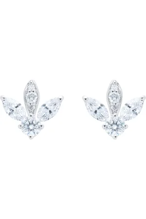 Mappin & Webb Vinea 18ct White Gold 0.60cttw Diamond Stud Earrings