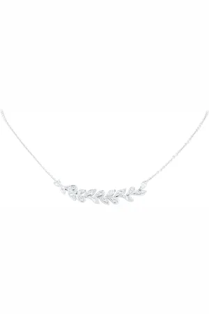 Mappin & Webb Vinea 18ct White Gold 0.85cttw Diamond Necklace