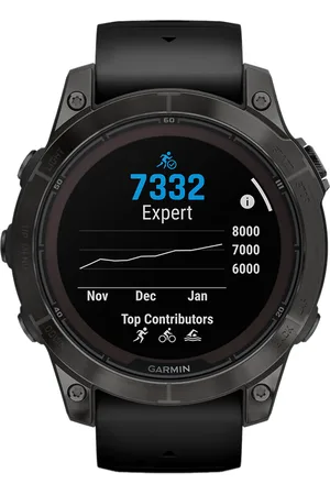 Garmin Fēnix® 7 Pro – Sapphire Solar Edition Carbon Grey DLC Titanium with Black Band 47mm Smart Watch