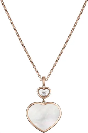 Chopard Happy Hearts Rose Gold Pendant - Mother of Pearl