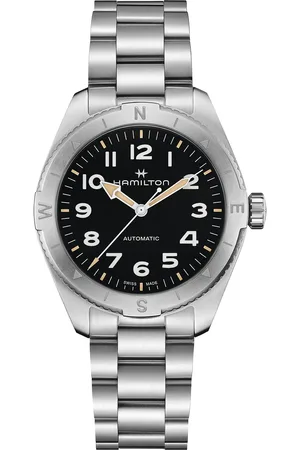 Hamilton Khaki Field Expedition 41mm Mens Watch Black Stainless Steel
