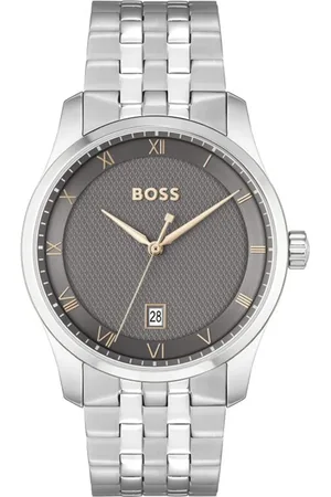 HUGO BOSS Principle Mens Watch Grey 41mm