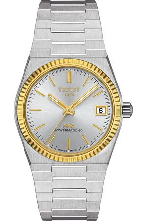 Tissot PRX Powermatic 80 35mm Steel and 18K Gold Bezel Unisex Watch