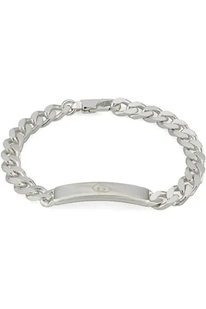 Gucci Interlocking Chunky Silver Bracelet