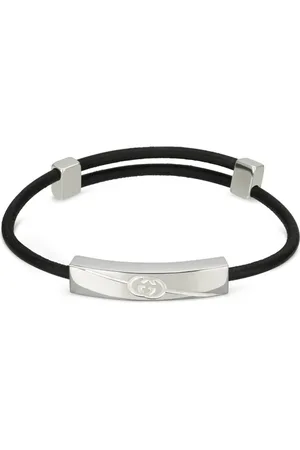 Gucci Interlocking Sterling Silver Bracelet