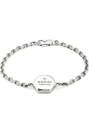 Gucci Trademark Sterling Silver Bracelet
