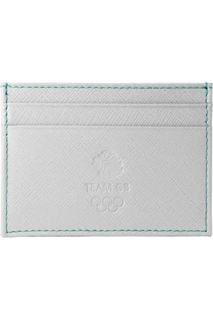Mappin & Webb Team GB Saffiano Leather 4CC Wallet - Grey