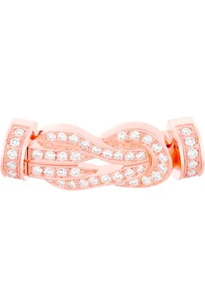 Fred Chance Infinie 18ct Rose Gold 0.31ct Diamond Buckle Medium Model