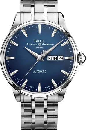 Ball Trainmaster Eternity Automatic 39.5mm Mens Watch Blue
