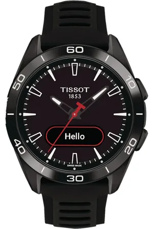 Tissot T-Touch Connect Sport 44mm Unisex Watch Black With Black Silicone Strap