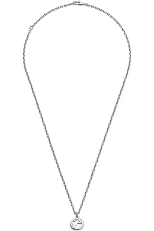 Gucci Interlocking Sterling Silver Necklace
