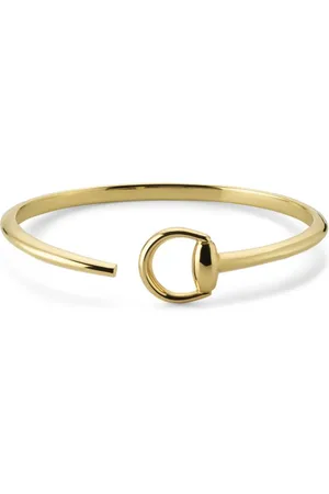 Gucci Horsebit 18ct Yellow Gold Bangle - Size 18
