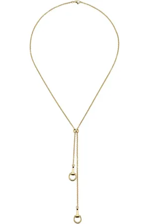 Gucci Horsebit 18ct Yellow Gold Lariat Necklace