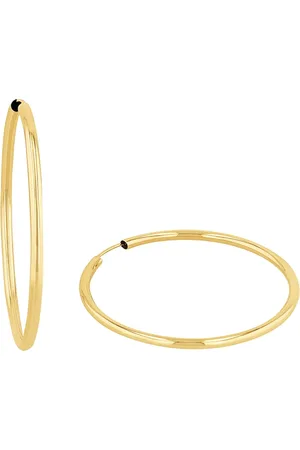 Amor 9ct Yellow Gold Hoop Earrings