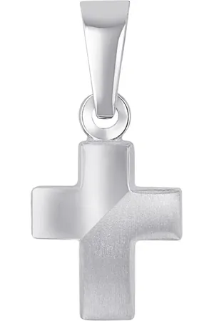 Amor 9ct White Gold Cross Pendant