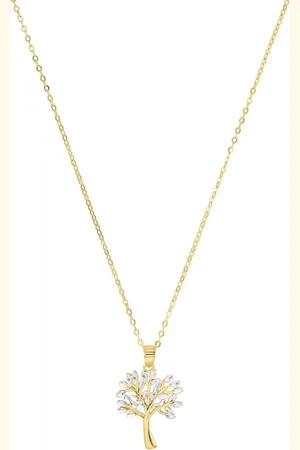 Amor 9ct Yellow Gold Tree Necklace