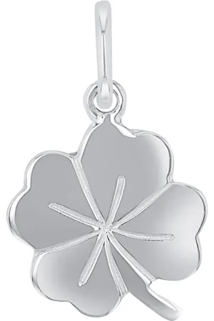 Amor 9ct White Gold Clover Pendant