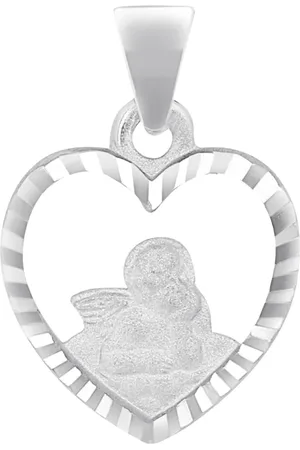 Amor 9ct White Gold Heart Pendant