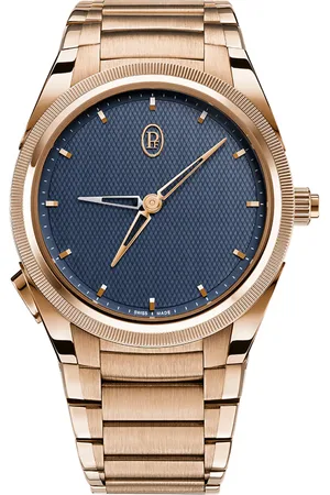 PARMIGIANI FLEURIER TONDA PF GMT Rattrapante Rose Gold Milano Blue 40mm Mens Watch