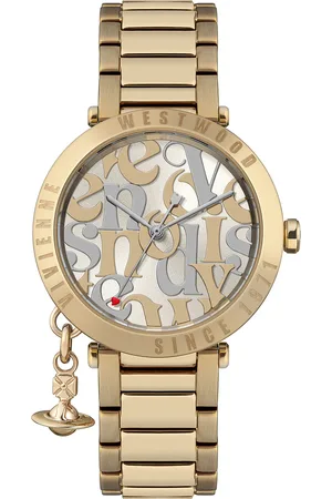 Vivienne Westwood Orb Logomania 32mm Ladies Champagne