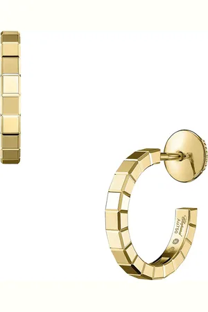Chopard Ice Cube Yellow Gold Hoop Earring