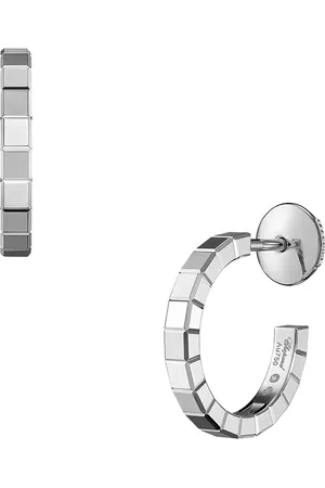 Chopard Ice Cube White Gold Hoop Earring