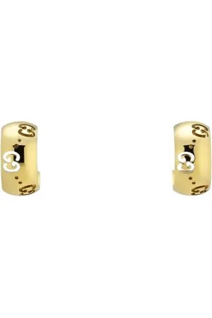 Gucci Icon 18ct Yellow Gold Hoop Earrings