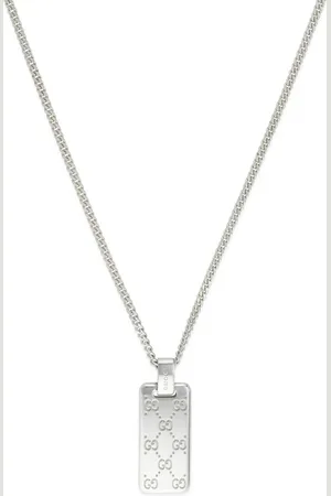Gucci Signature Sterling Silver Pendant