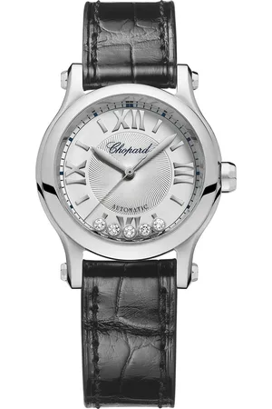 Chopard Happy Sport 30mm, Automatic, Lucent Steel™, Diamonds - Silver
