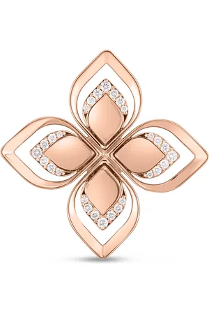Roberto Coin Venetian Princess 18ct Rose Gold 0.32ct Diamond Ring - Ring Size M