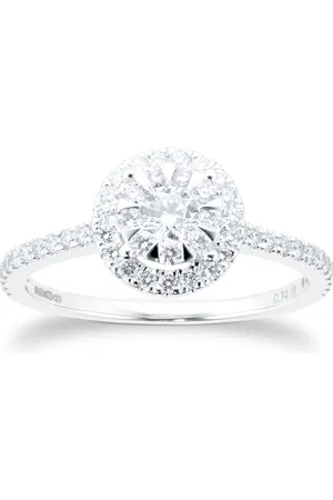 Mappin & Webb Masquerade 18ct White Gold 0.74cttw Diamond Ring - Ring Size L