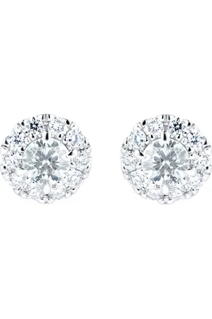 Mappin & Webb Amelia 18ct White Gold 0.60cttw Diamond Stud Earrings