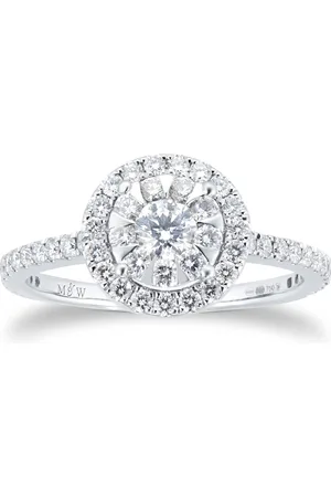 Mappin & Webb Masquerade 18ct White Gold 0.74cttw Diamond Ring - Ring Size K