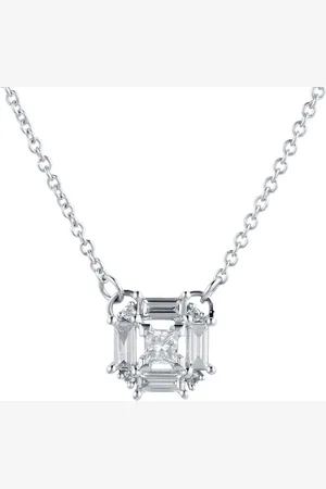 Mappin & Webb Renee 18ct White Gold 0.32cttw Diamond Cluster Pendant