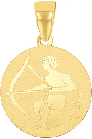 Amor 9ct Yellow Gold Saggitarius Zodiac Pendant