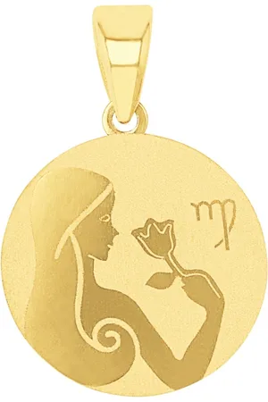Amor 9ct Yellow Gold Virgo Zodiac Pendant