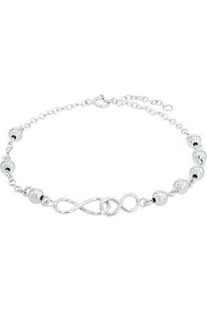 Amor Silver Ball Chain Bracelet