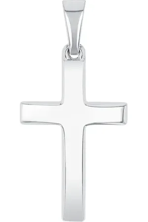 Amor 9ct White Gold Cross Pendant
