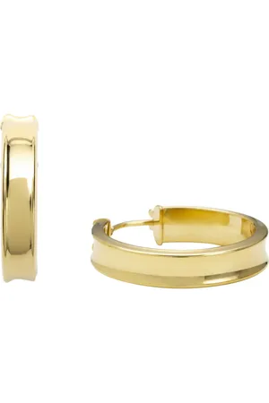 Amor 9ct Yellow Gold 23mm Hoop Earrings
