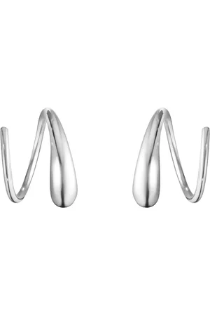 Georg Jensen Sterling Silver Mercy Hoop Earrings