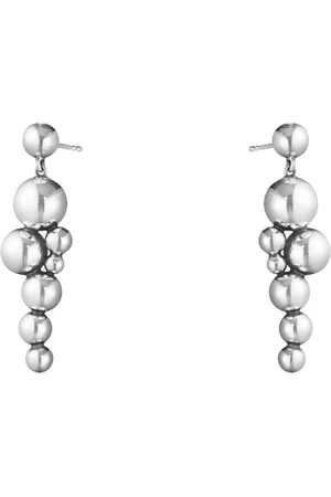 Georg Jensen Sterling Silver Moonlight Grapes Drop Earrings