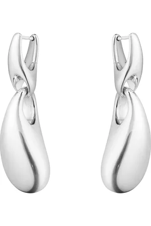 Georg Jensen Sterling Silver Reflect Drop Earrings