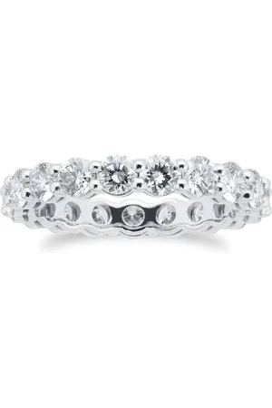 Mappin & Webb Platinum 2.76cttw Brilliant Cut Diamond Full Eternity Ring - Ring Size M
