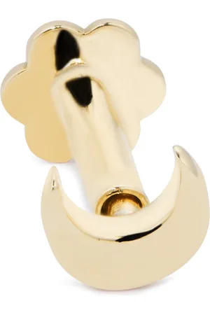 GOLDSMITHS 9ct Yellow Gold Moon Single Stud Earring