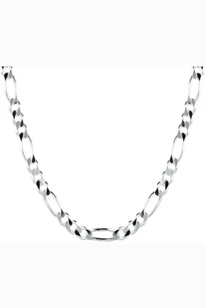 GOLDSMITHS Sterling Silver Mens 20 Inch 180 Figaro Chain