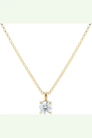 GOLDSMITHS 18ct Yellow Gold 1.00cttw Diamond Pendant
