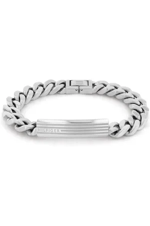 Tommy Hilfiger Stainless Steel Gents ID Chain Bracelet